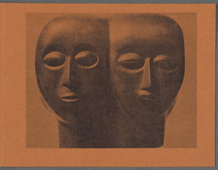 Leaflet for Elizabeth Catlett sculptural works featured in The Brockman Gallery Collection exhibition at California State University of Los Angeles
