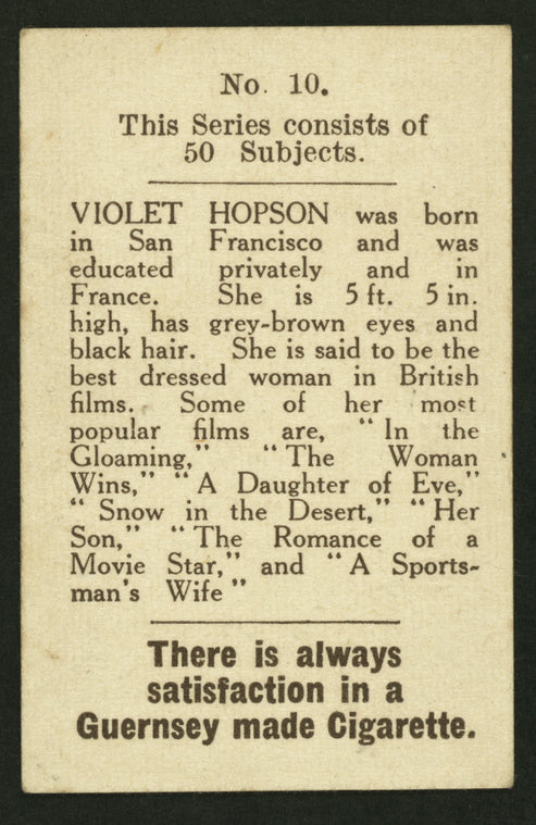Violet Hopson.