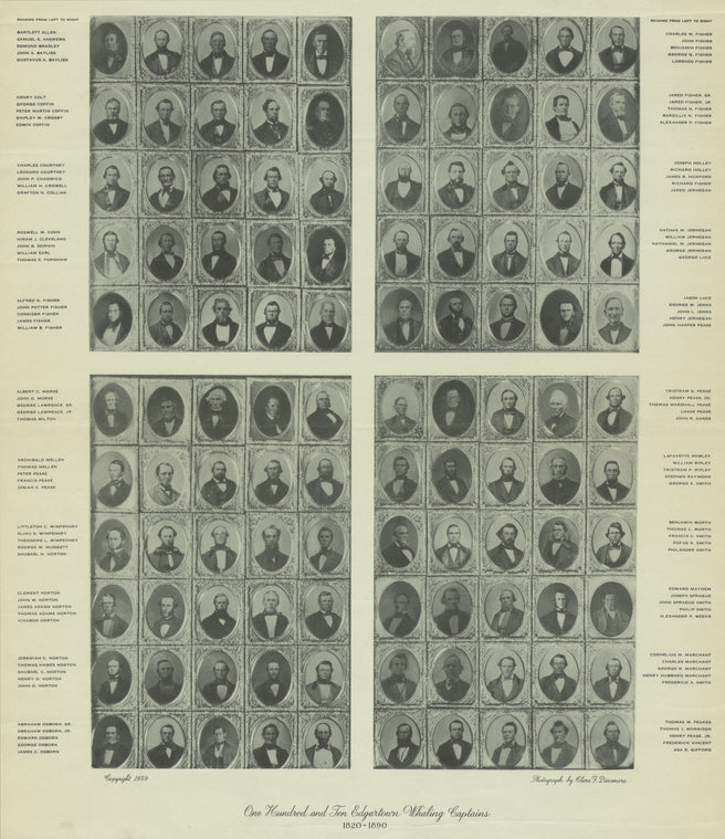 Group portraits - Whaling Captains.