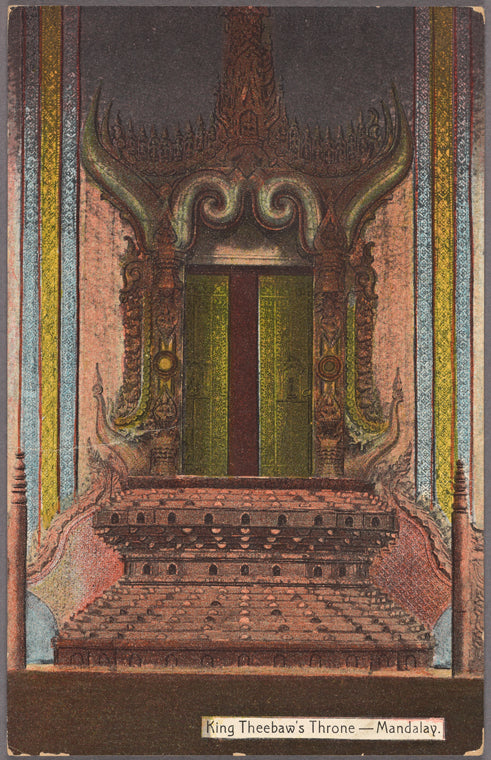 King Theebaw's throne--Mandalay.