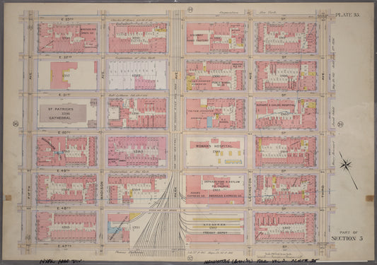 Bounded by E. 53rd Street, Third Avenue, E. 47th Street and Fifth Avenue