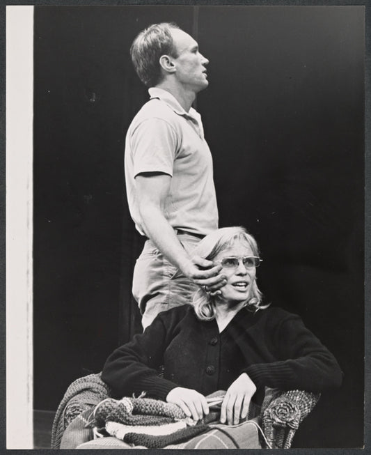 James Olson and Ingrid Thulin in the stage production Of Love Remembered