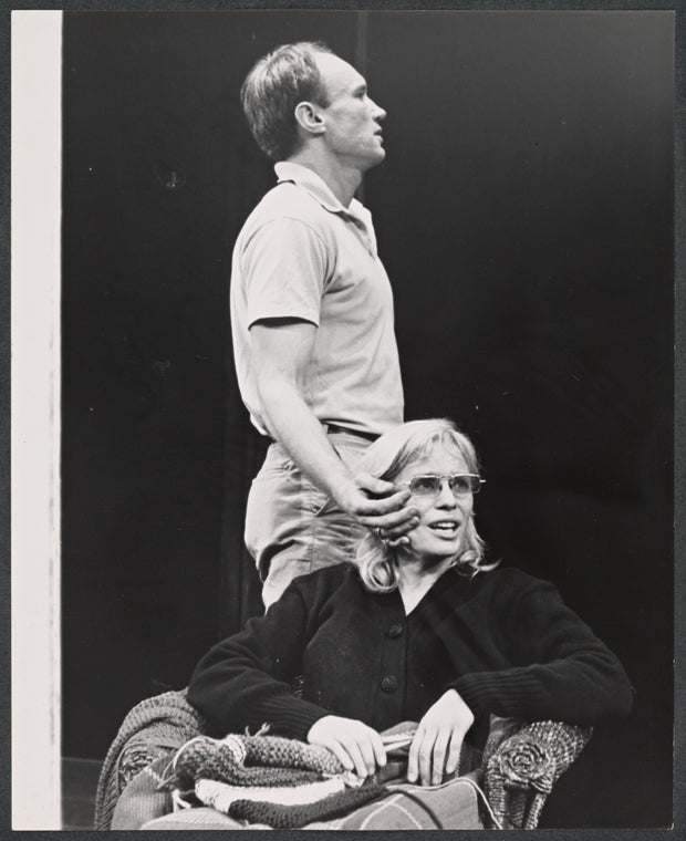 James Olson and Ingrid Thulin in the stage production Of Love Remembered