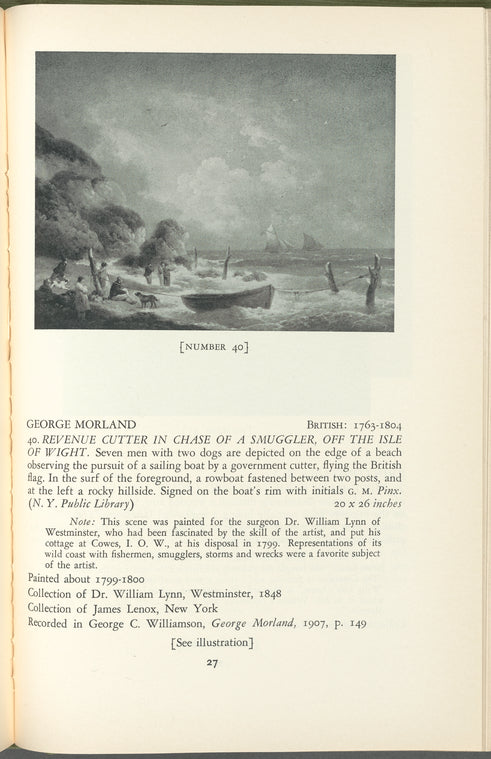 Revenue cutter in chase of a smuggler, off the Isle of Wight