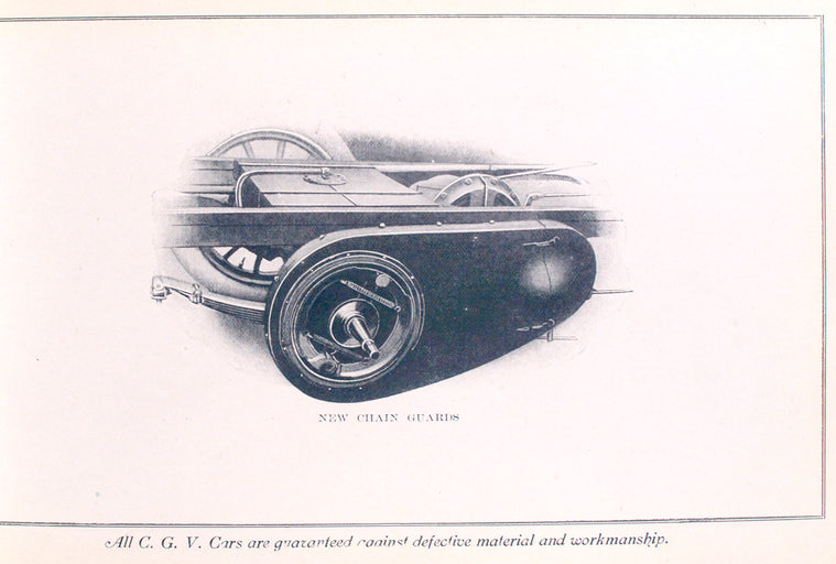 C. G. V. automobiles; New chain guards.