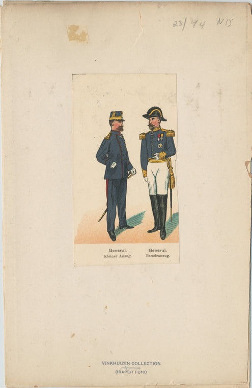 General, Kleiner Anzug, General, Paradeanzug