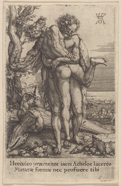 Hercules Fighting the River-God Achelous