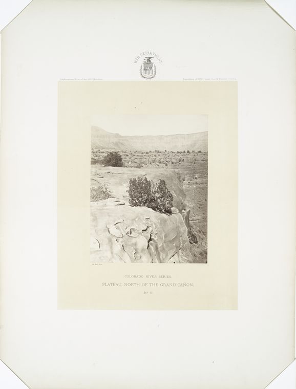 Plateau, north of the Grand Cañon.  Colorado River Series.  No. 40.