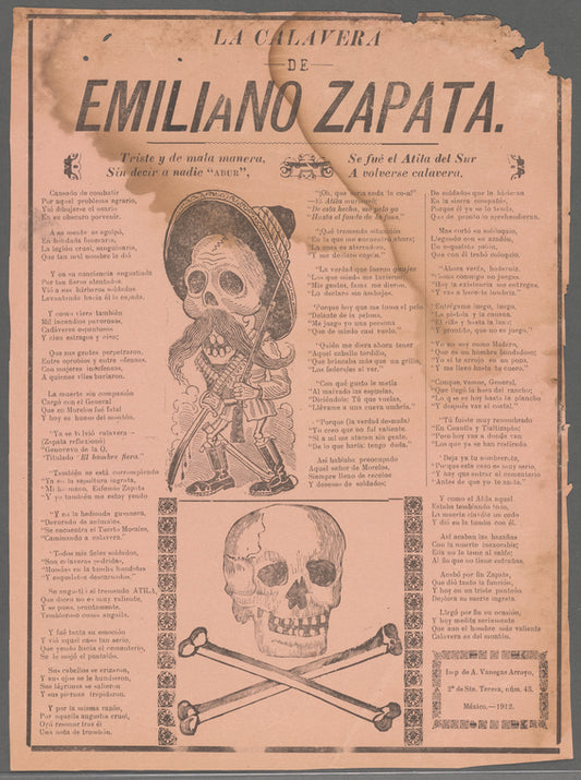 La Calavera de Emiliano Zapata