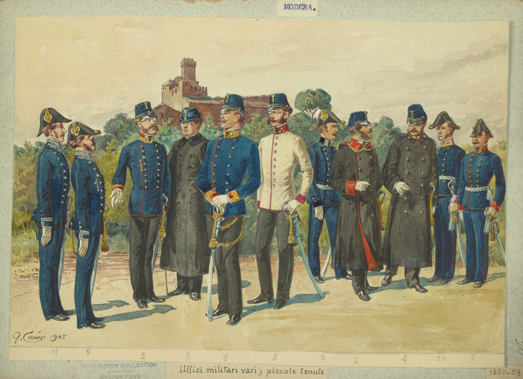 Italy. Modena, 1850-1859