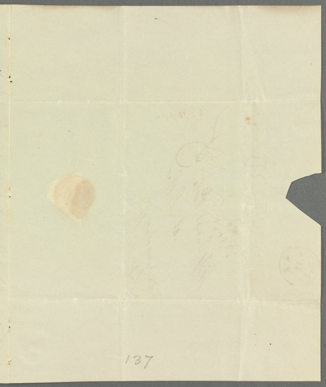 Caroline Vernon to Jane Porter, autograph letter signed