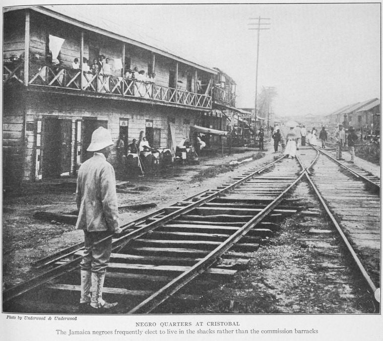 Negro quarters at Cristobal.