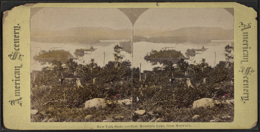 Blue Mountain Lake, from Merwin's. New York State.
