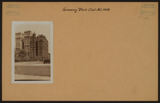 Manhattan: Gramercy Park East - Gramercy Park (South)