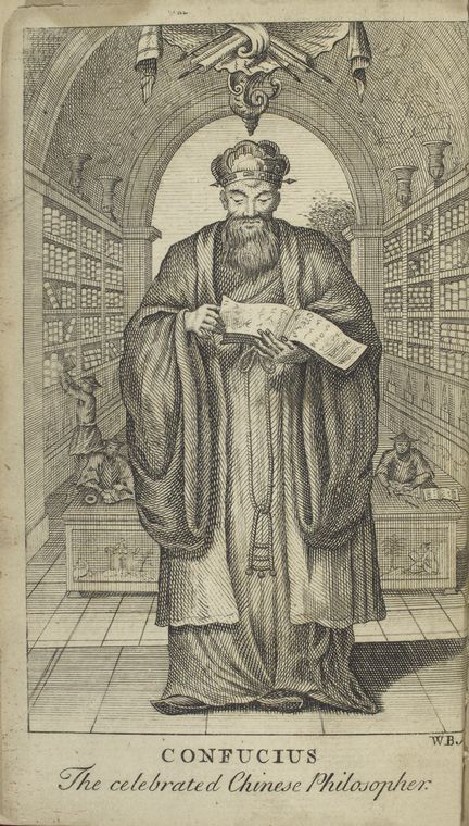 Confucius : the celebrated Chinese philosopher.
