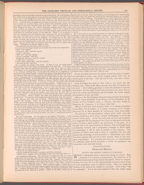 The jewelers' circular and horological review