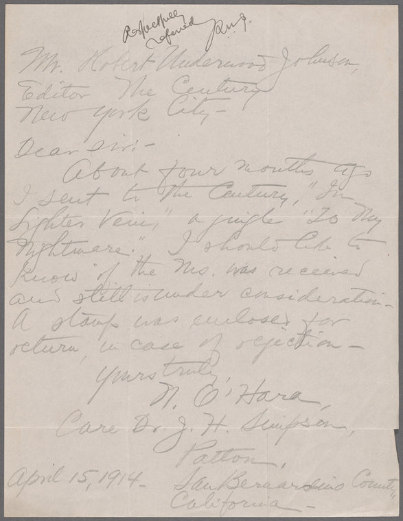 O'Hara, N.O