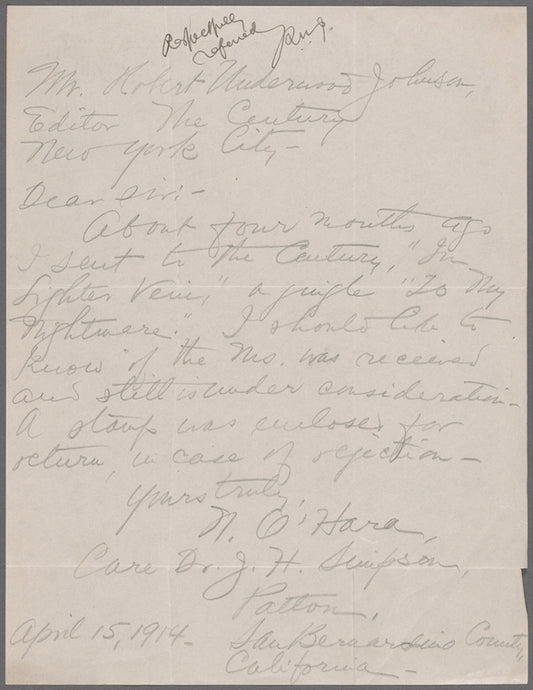 O'Hara, N.O