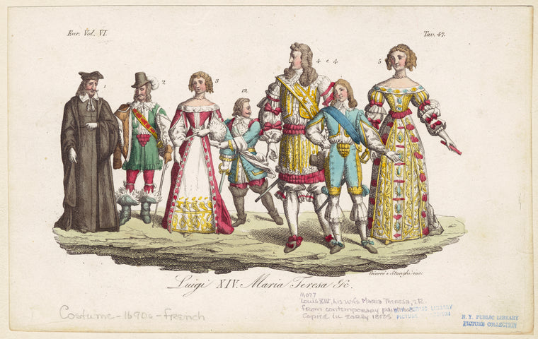 Luigi XIV. Maria Teresa &c