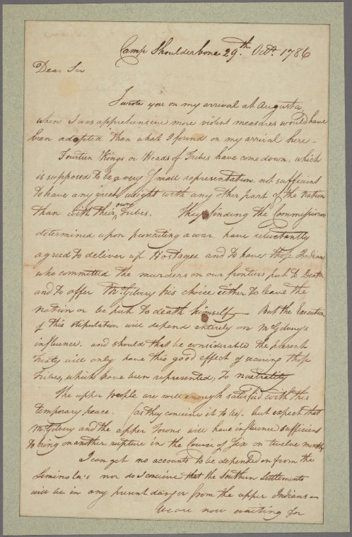 Letter to --