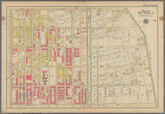 Bounded by Rochester Avenue, East New York Avenue, Kingston Avenue and Atlantic Avenue: Part of Section 5