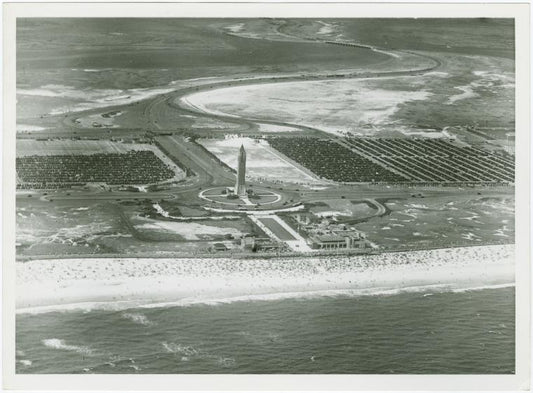 Air view of Central Mall looking north