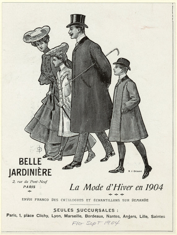 La mode d'Hiver en 1904