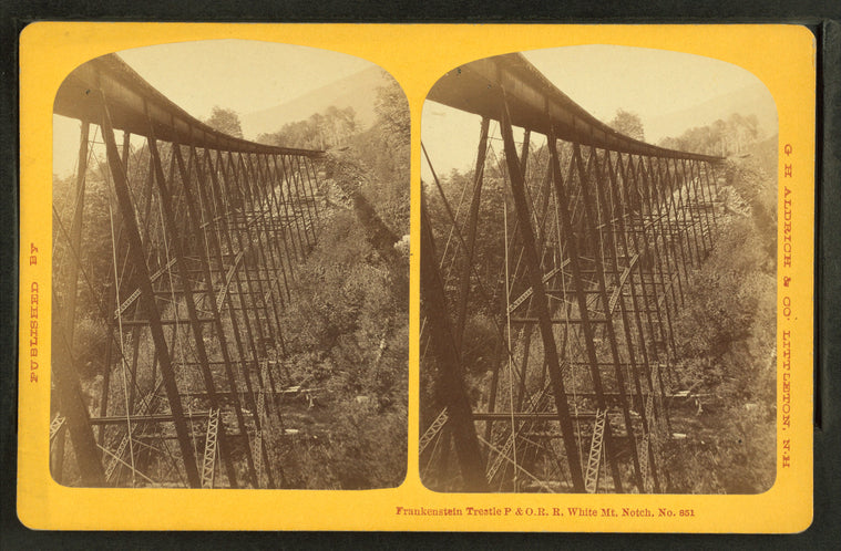 Frankenstein Trestle, P. & O.R.R., White Mts. Notch.