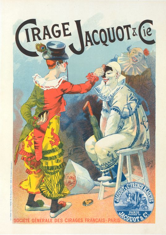 Affiche pour le "Cirage Jacquot et Cie".