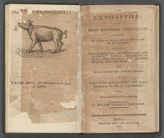 The expositor; or many mysteries unravelled