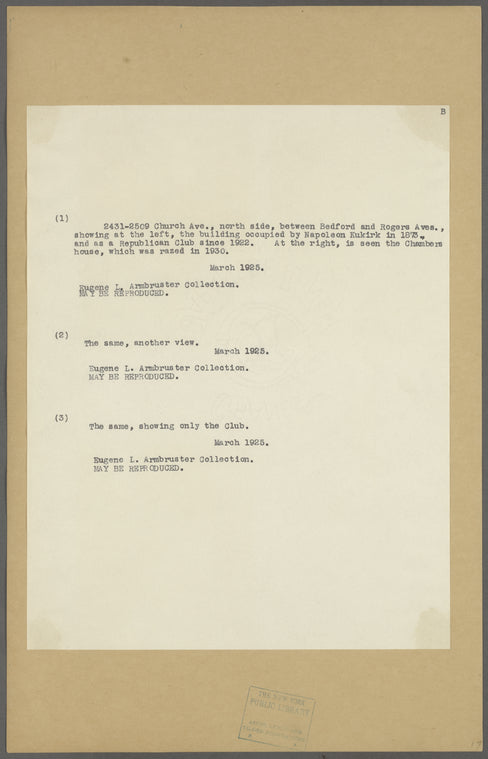 Brooklyn: Church Avenue - Bedford Avenue