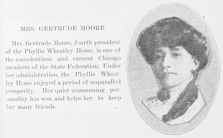 Mrs. Gertrude Moore.