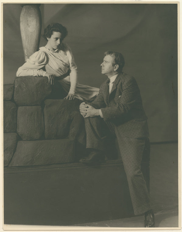 Mary Hone and Moffat Johnston in the stage production The Lady From the Sea