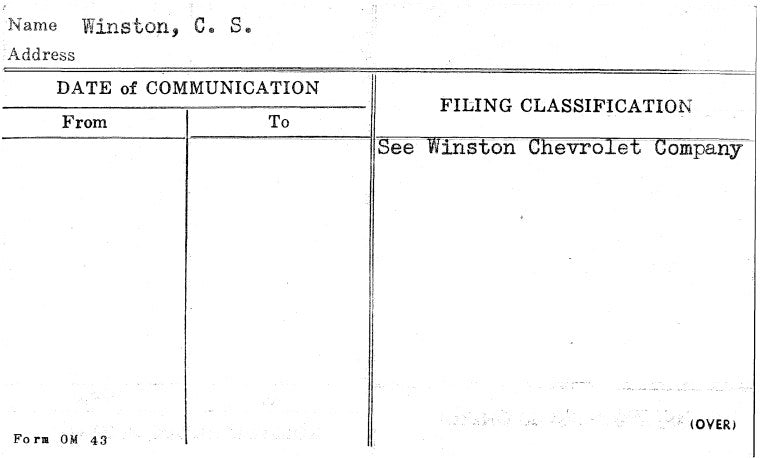 Winston, C.S.