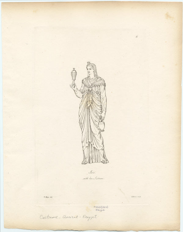 Isis with her sistrum