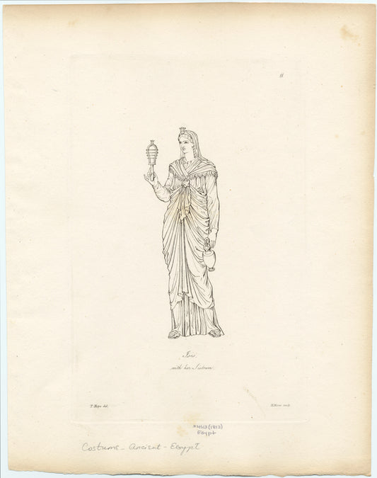 Isis with her sistrum