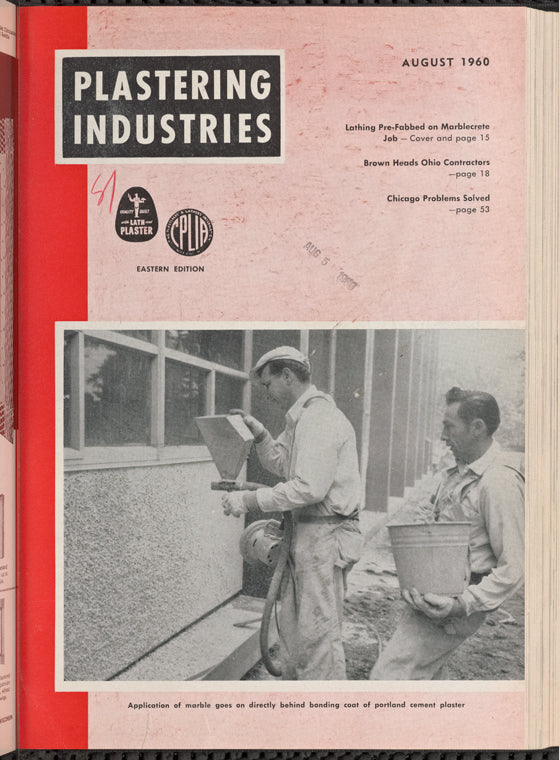 Plastering industries