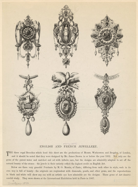 English and French jewellery