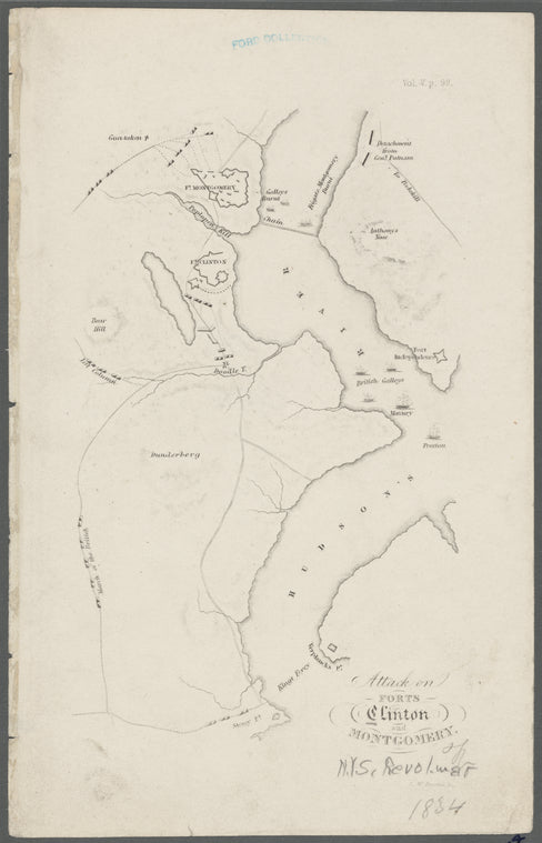 Attack on forts Clinton and Montgomery