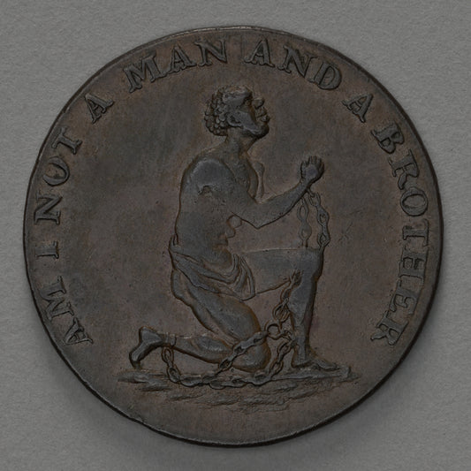 "Am I Not a Man and a Brother" token