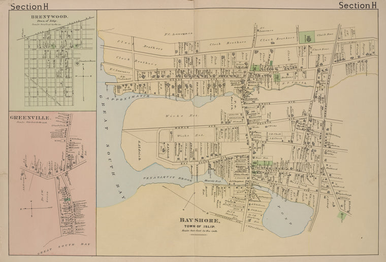 Brentwood. [Village]; Greenville. [Village]; Bayshore [Village]