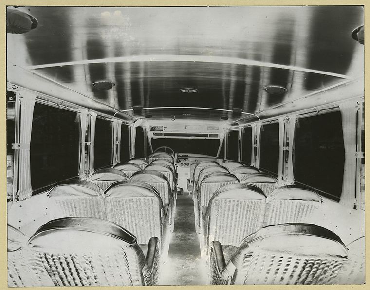 Interior of the Motor Coach.