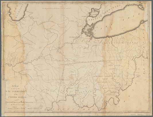 A map of part of the N. W. Territory of the United States: compiled from actual surveys, and the best information