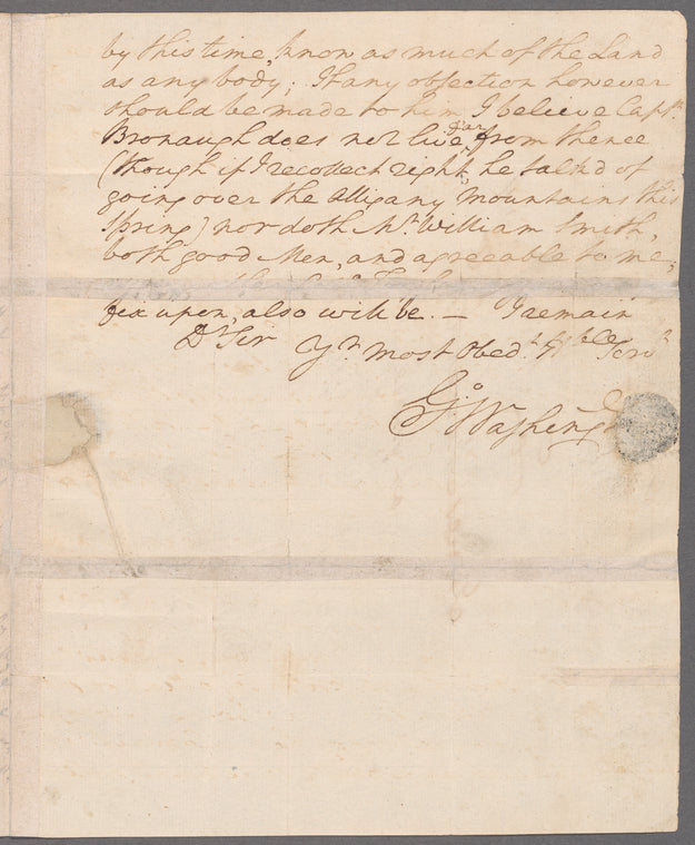 Letter to James Mercer