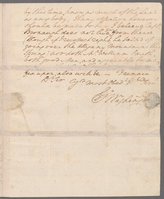 Letter to James Mercer