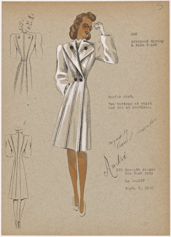 Reefer coat.