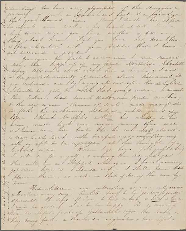 [Foote], Mary W[ilder] White, ALS to. Aug. 22, 1834.