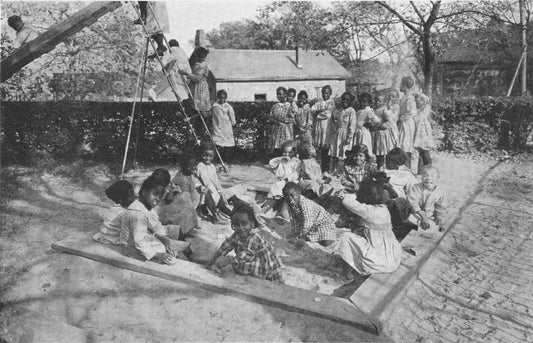 African American girls playing games