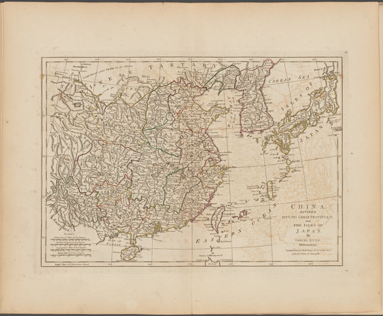China, divided into its great provinces, and the Isles of Japan