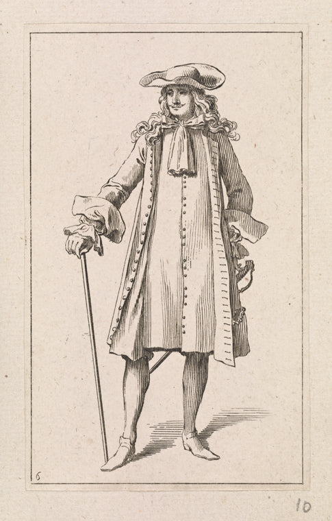 Man wearing long vest